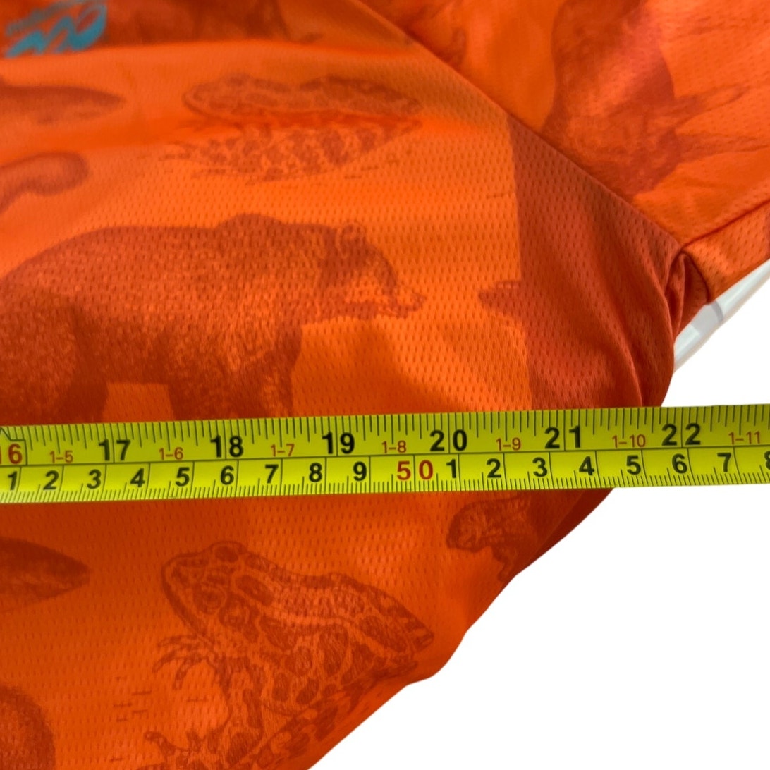 Podiumwear Men's 3XL Silver Short Sleeve Animal Print Jersey