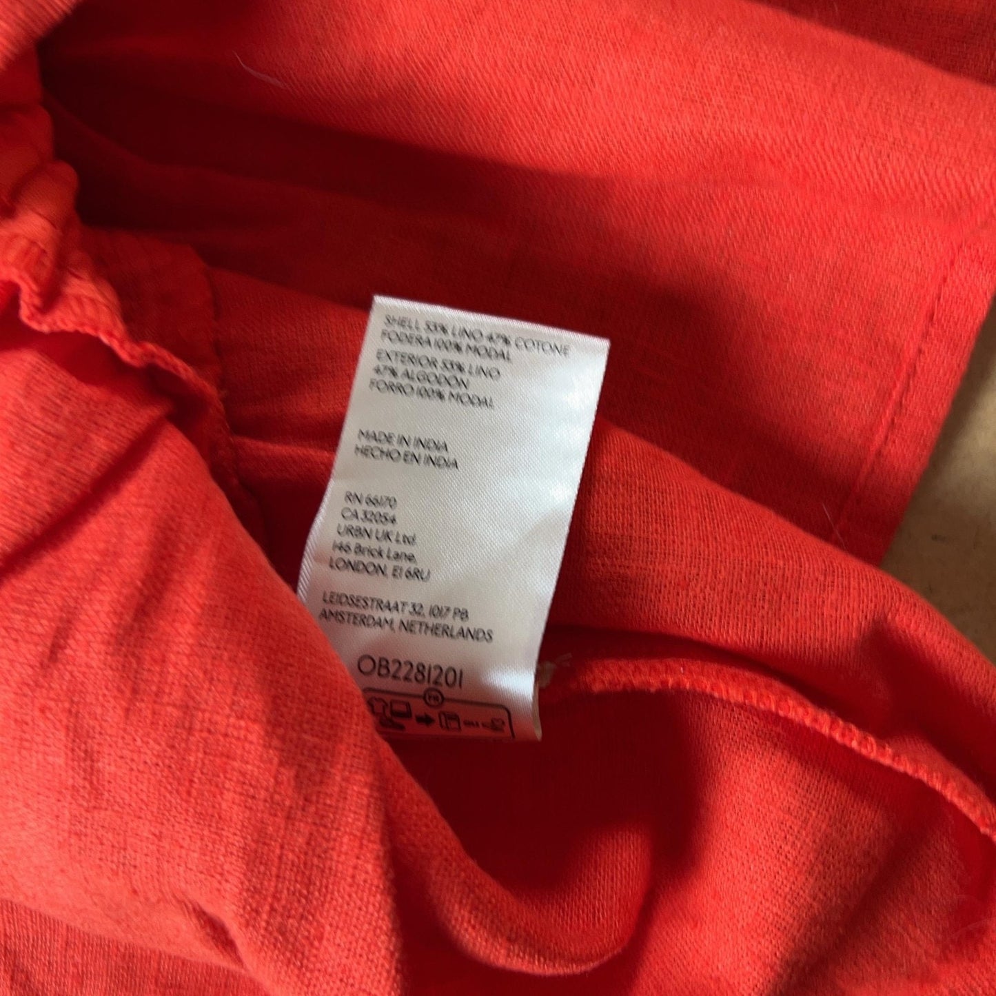 Tank Cropped Womens S Red Square Neck Ruffle Strap Elastic Waist Summer