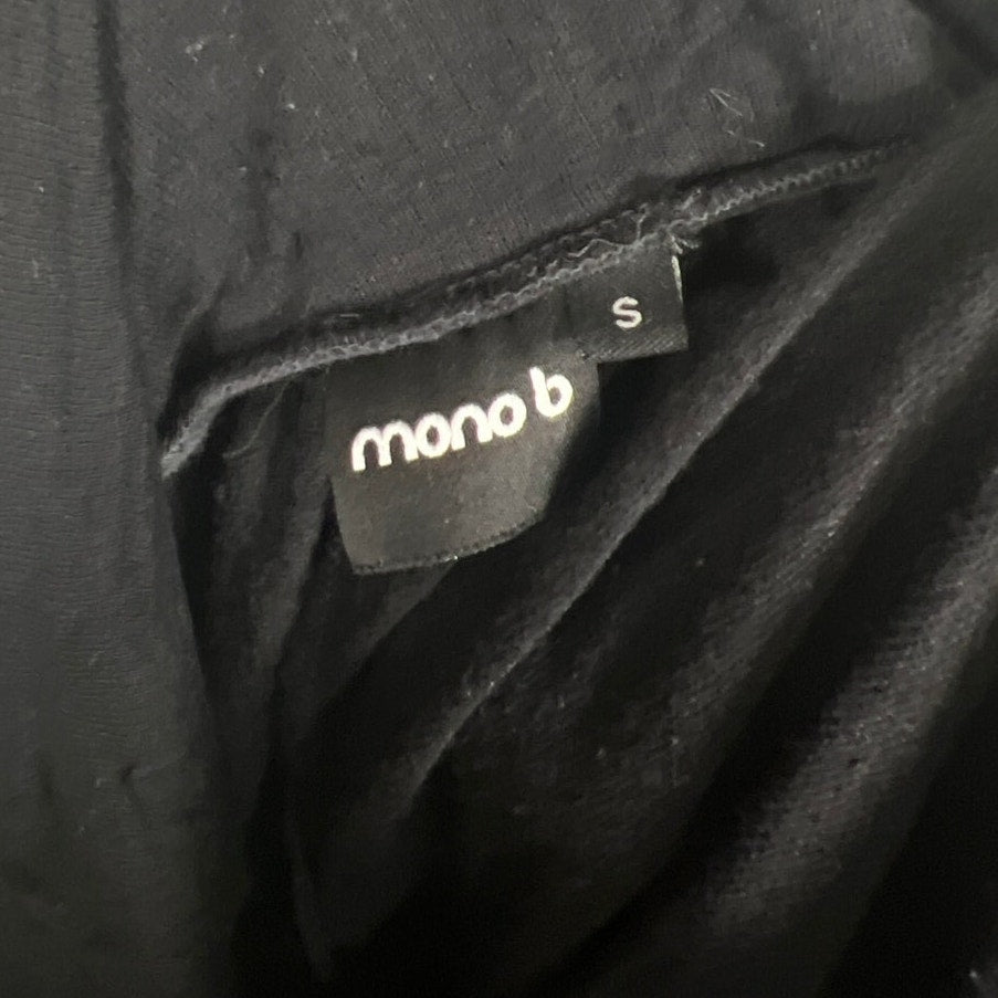 Mono B Black Sweatpants Size Small Rayon