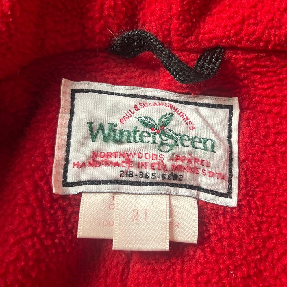 Wintergreen Northwoods Apparel 2T Nylon Blue Buntin Suit Jacket