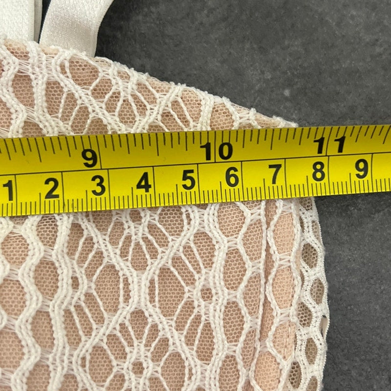 Victoria's Secret Corset Bra Zipup Front Close Bra Size 32DD