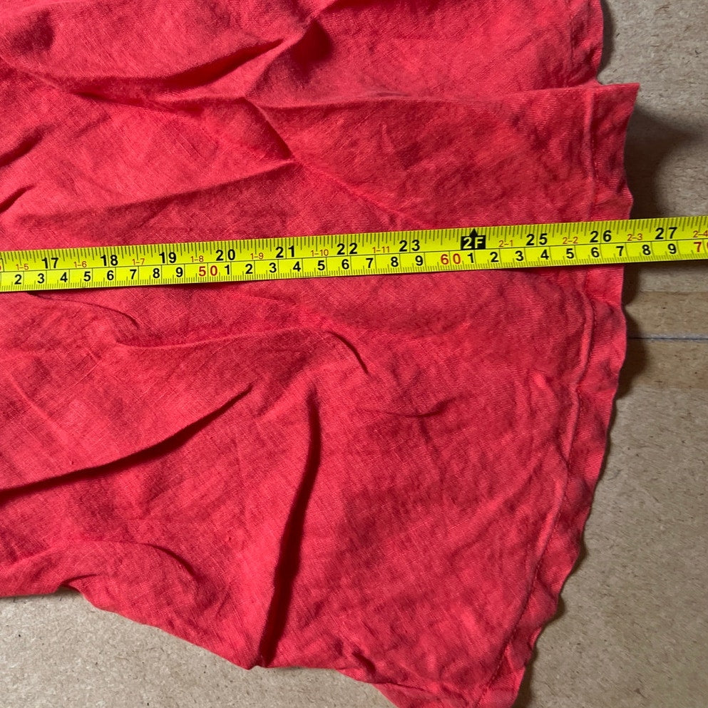 Vintage Match Point Red Blouse Tank Women Size Large