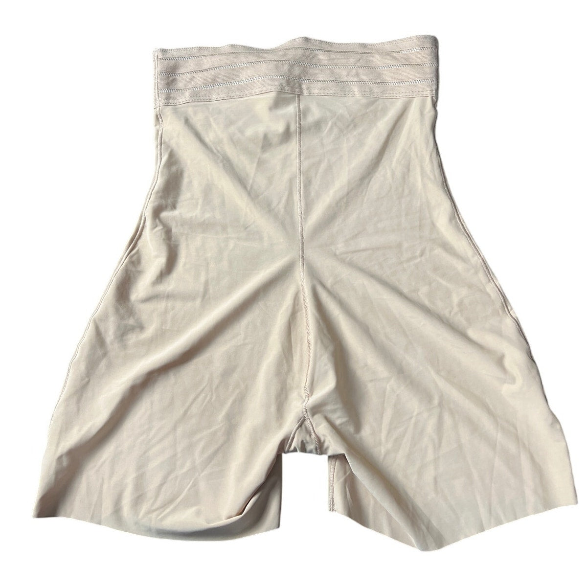 Spanx Assets NWT Size Large Nude Shaping High Waisted Girl Shorts