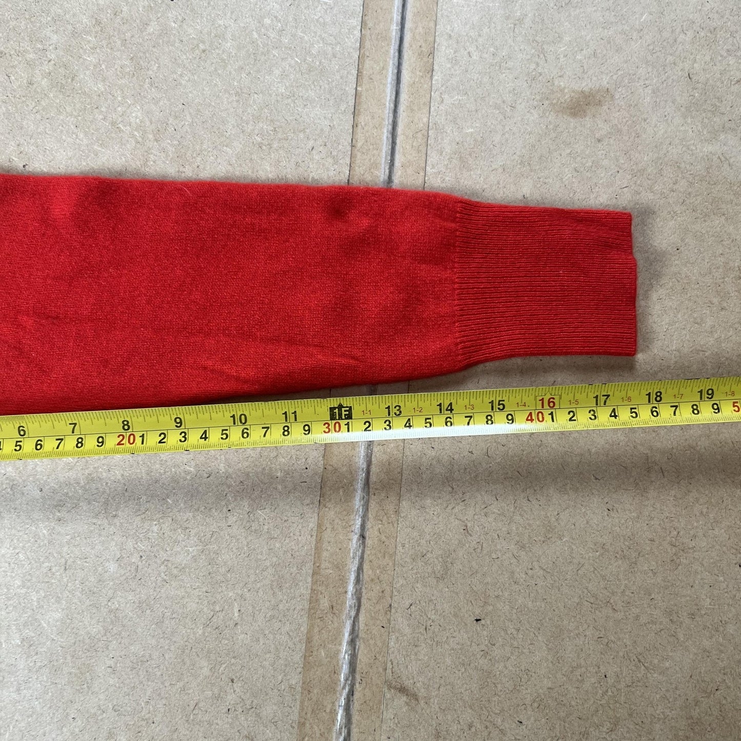 J.CREW Sweater Womens S Red Pullover Crew Neck Cashmere Raglan Lightweight