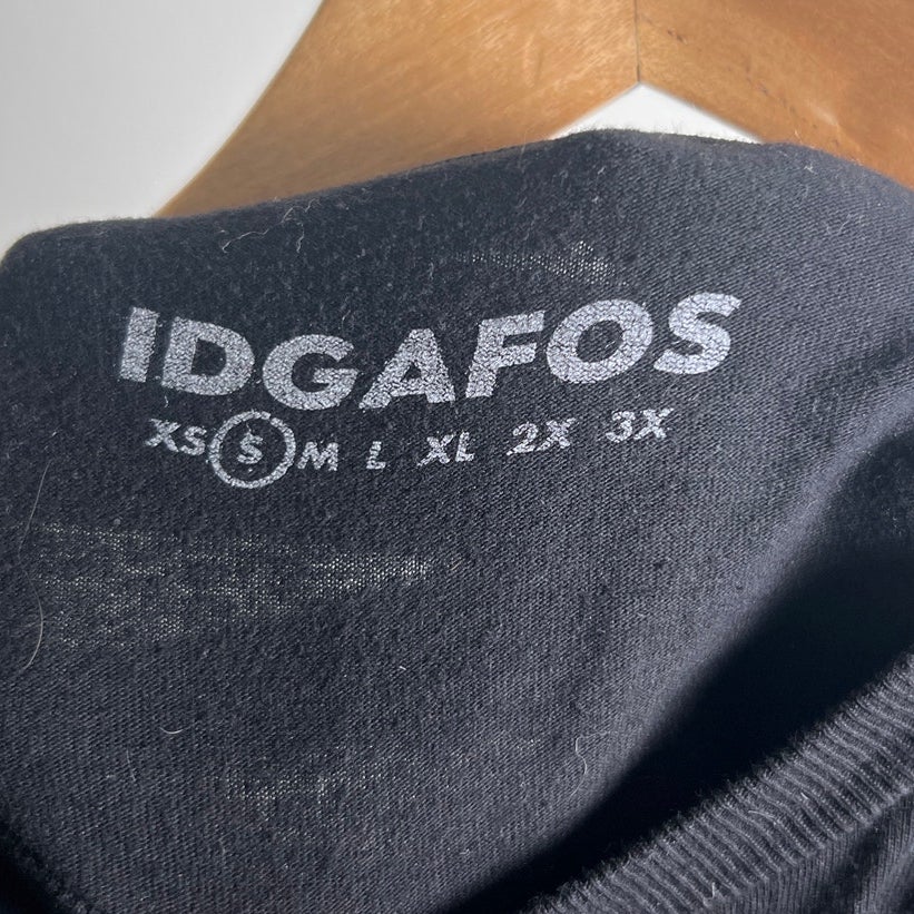 DGAFOS Men's S Black Graphic Print Lost My Mind Tour Dillon Francis