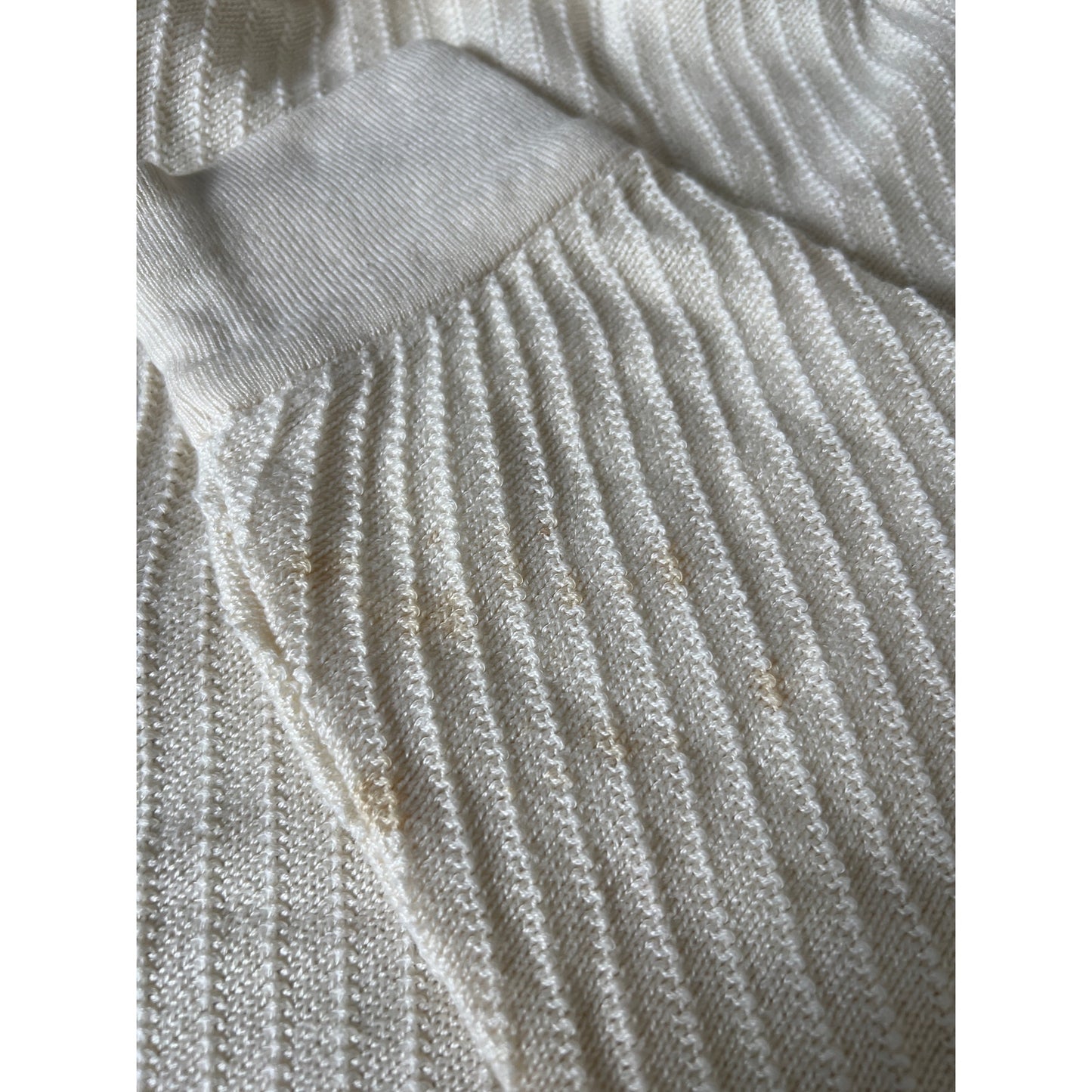 Vintage St.Croix Shop Large White Crewneck Textured