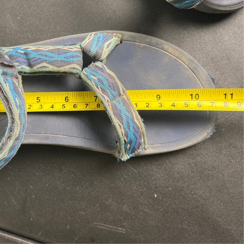 Teva Blue Strap Sandals Men Size 10