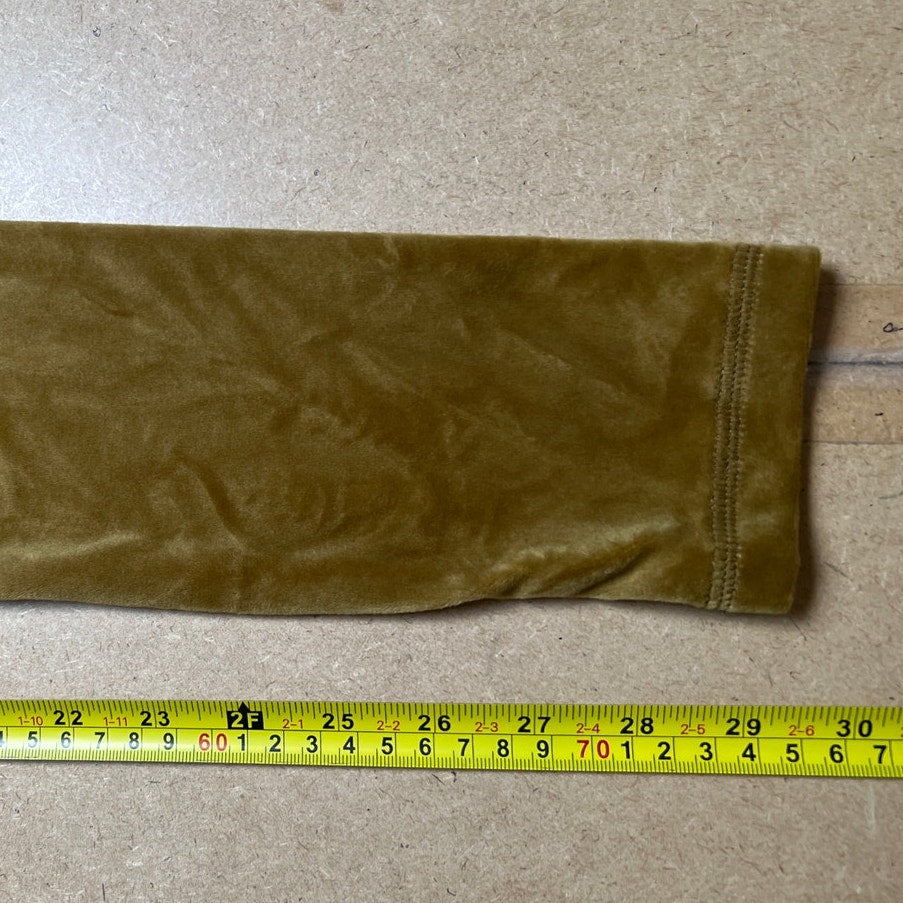 NWT Offline Aerie Gold Velvet Women Leggings Size Small