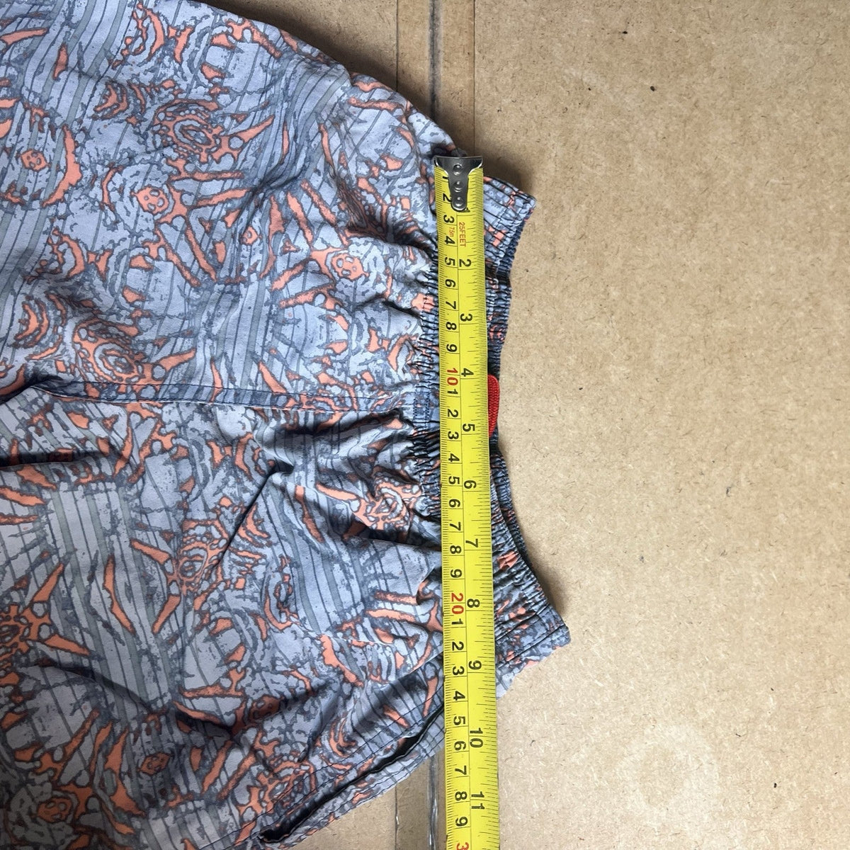 Patagonia Swim Shorts Boys S Gray Geometric Print Built In Brief Nylon