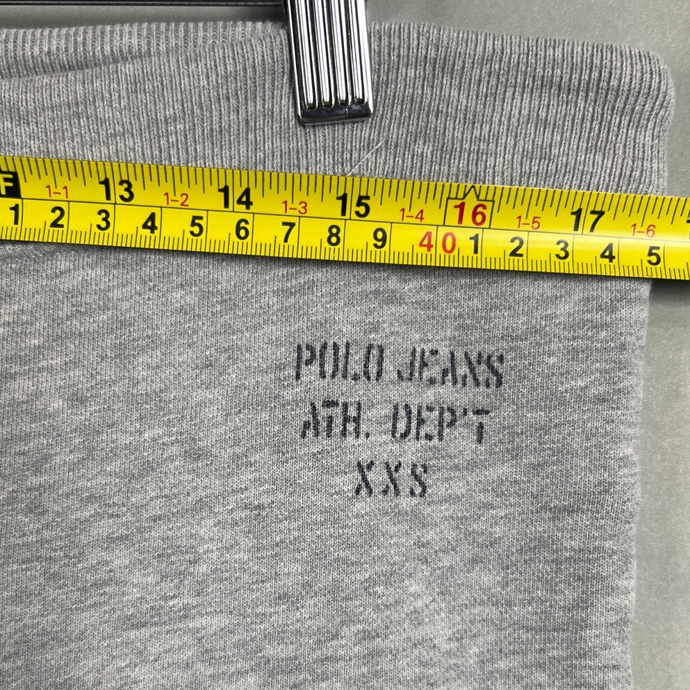Vintage Polo Ralph Lauren Size Small Gray Sweatpants Adjustable Cotton