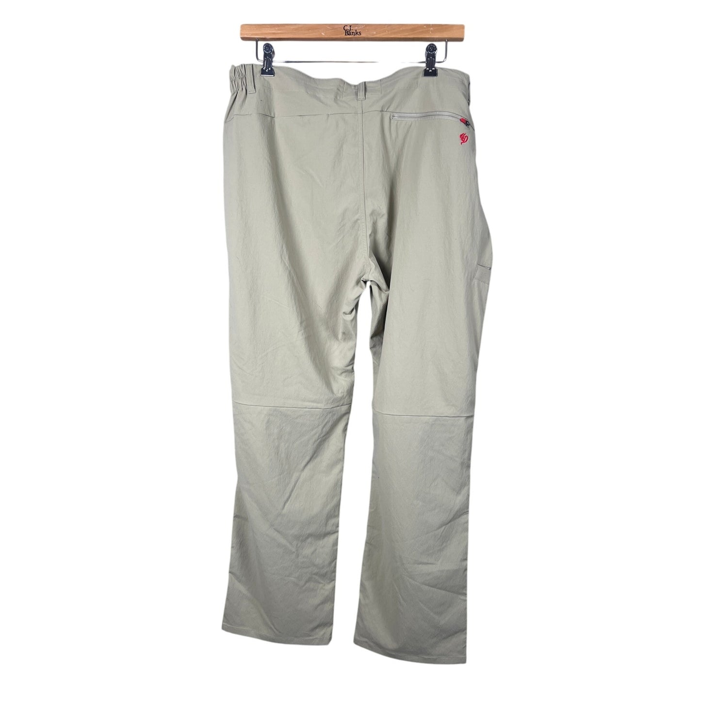 NWT Duck Camp Men Pants 2XL Tall Tan Hiking Camping Hunting Stretch Pants