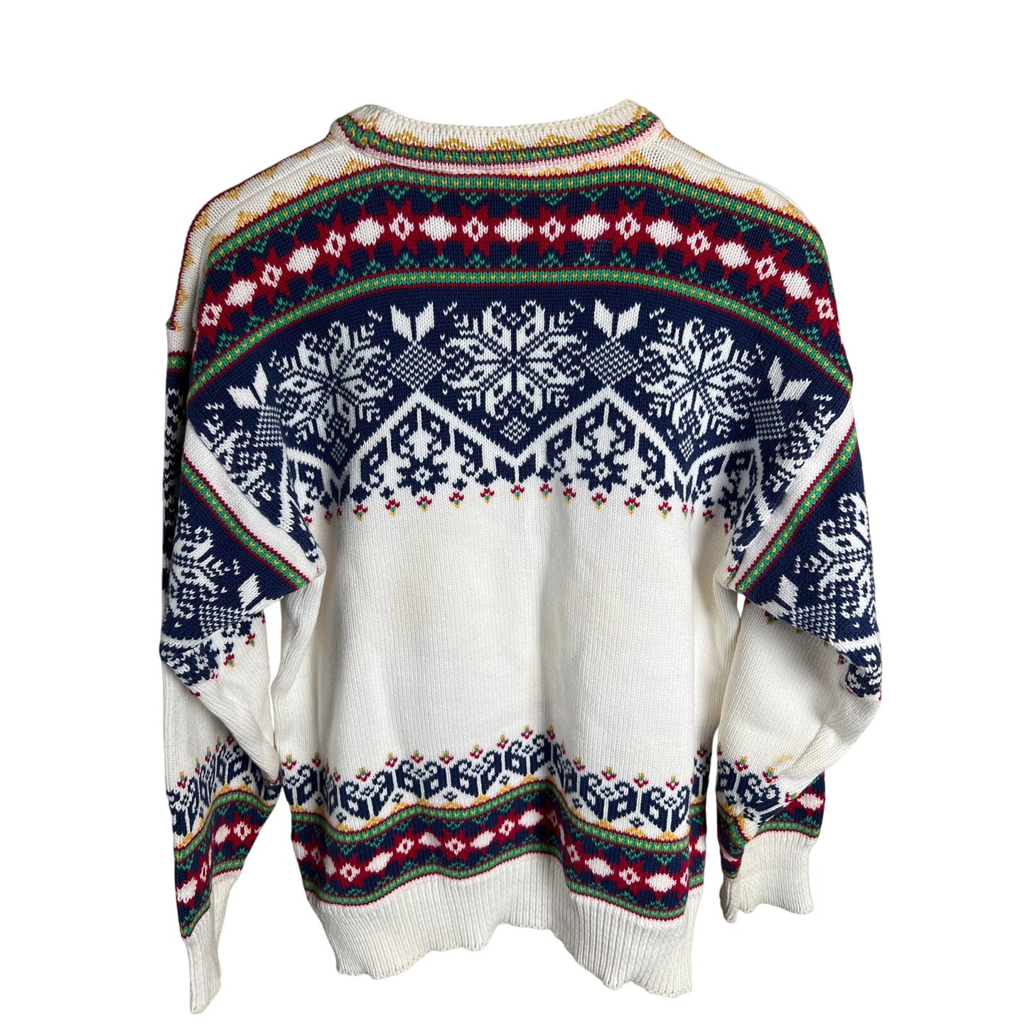 Dale of Norway Heavy Knit 100% Cotton Medium Ski Crewneck