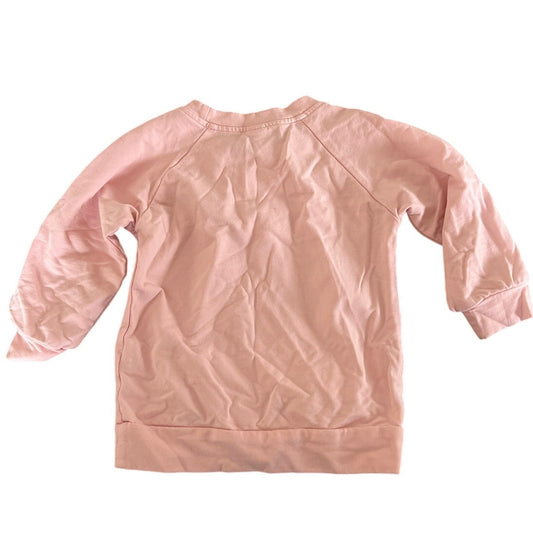 100 Toddler Salmon Pink Warm Toddler Crewneck *Dimensions in Pictures*