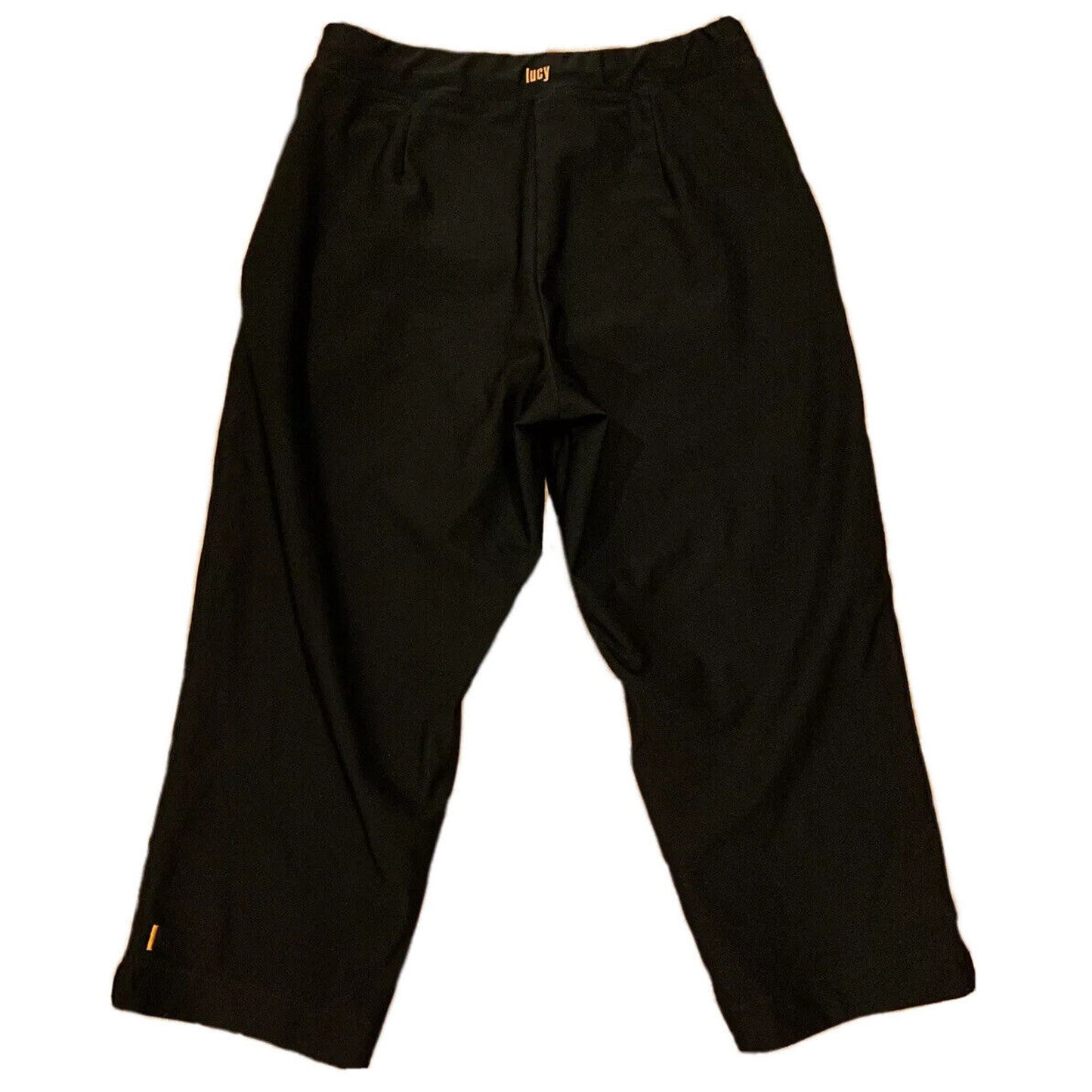 Lucy Black Cropped Gaucho Pants Size XS - EUC