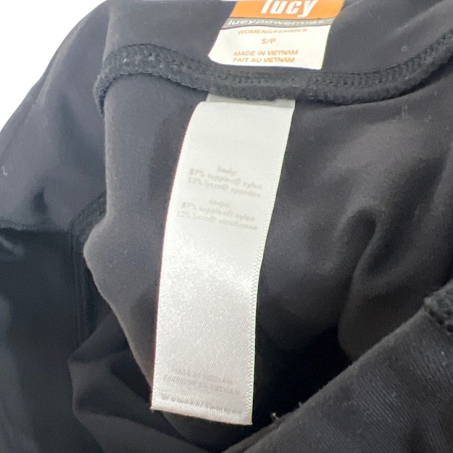 Lucy Lucy Powermax Women's Size Small Black Leggings Nylon