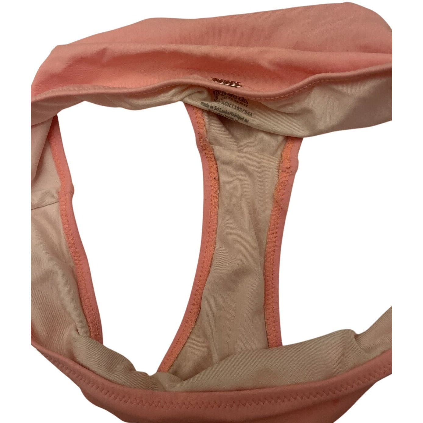 Victoria's Victoria Secret Bikini PINK Light Pink High Neck Halter Set XS - EUC