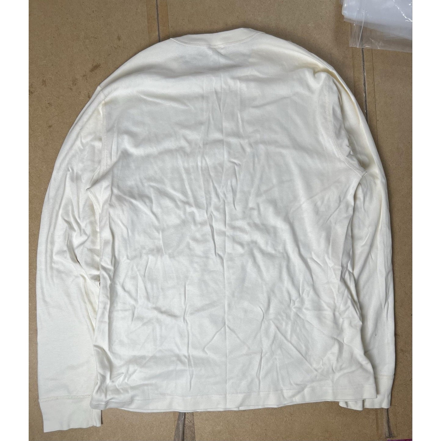 Hanna Andersson XL Long Sleeve Shirt Natural 100% Organic Cotton India
