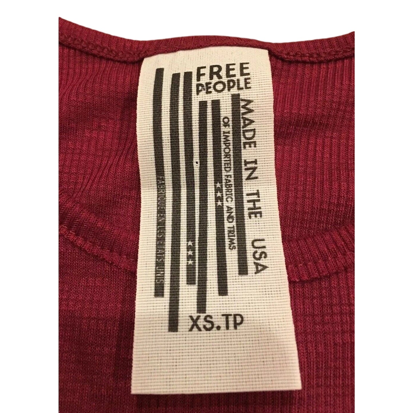 Free People Tank Dress Burgundy Red Size XS