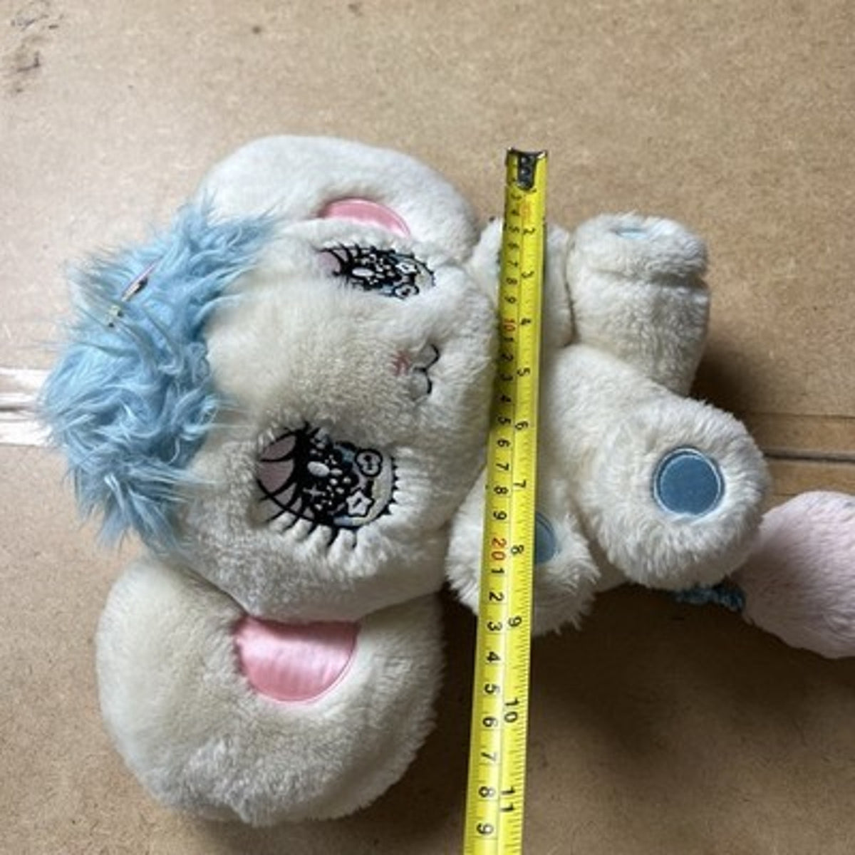 Peropero Sparkles Plush Cream Blue Pink Small Yurie Sekiya Made In China