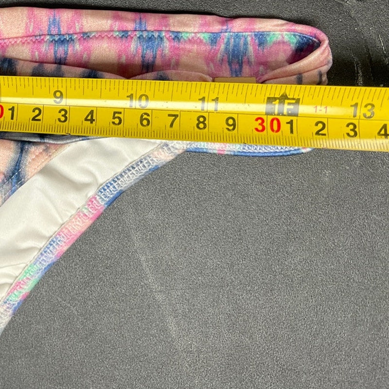Victoria Secret Size Small Women Tie-Dye Swim Bottoms Purple