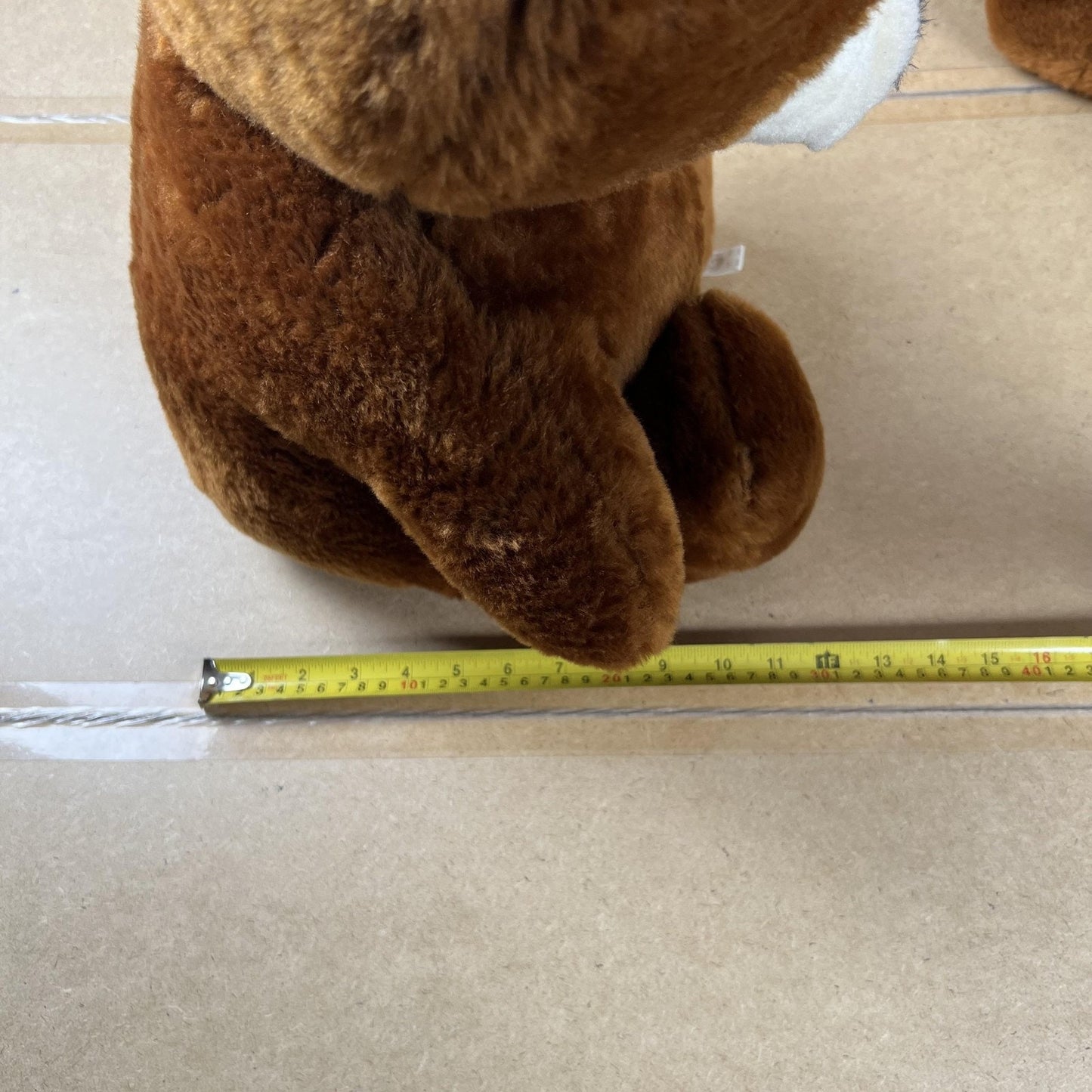 Animal Fair Brown Plush Bear Teddy Set Of 3 Large Medium Small Made In USA