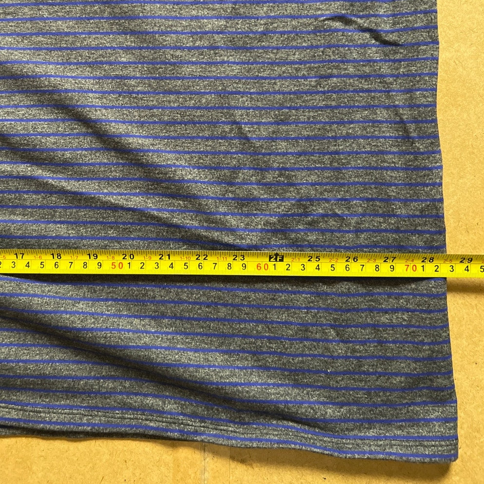 Lululemon Blue/Gray Stripes Blanket Scarf