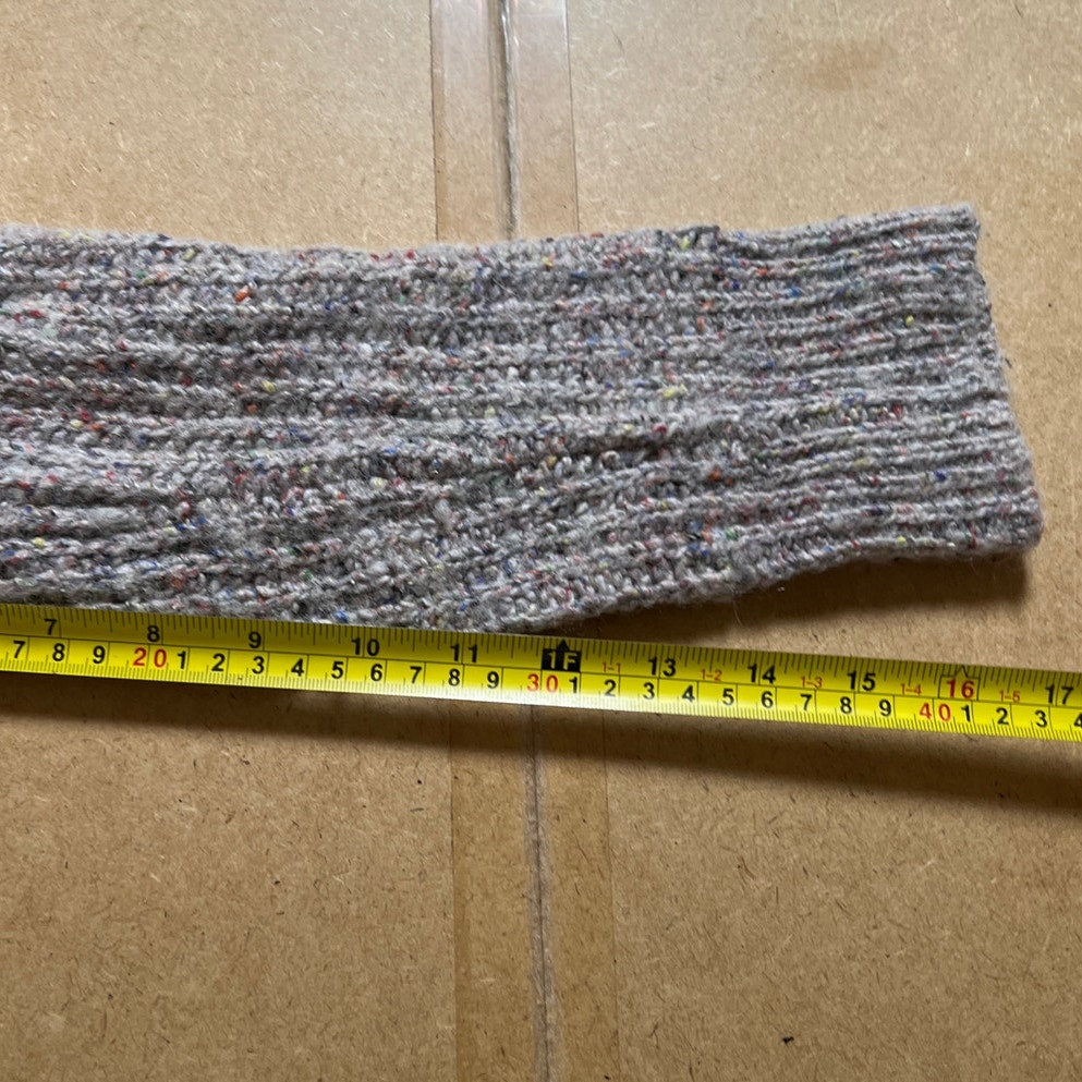 Madewell Women’s Size XS Colorfleck Chunky Ribbed Turtleneck Sweater Silk Wool