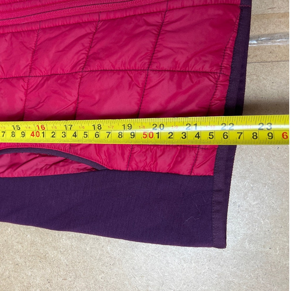 Smartwool Vest Womens Medium SmartLoft Divide Pink Purple Quilted Insulated