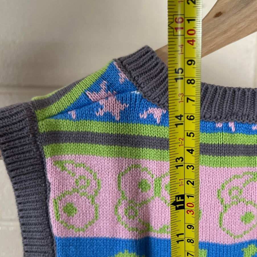 Hello Kitty & Friends Forever 21 Size Small Keroppi Cropped Knit Vest