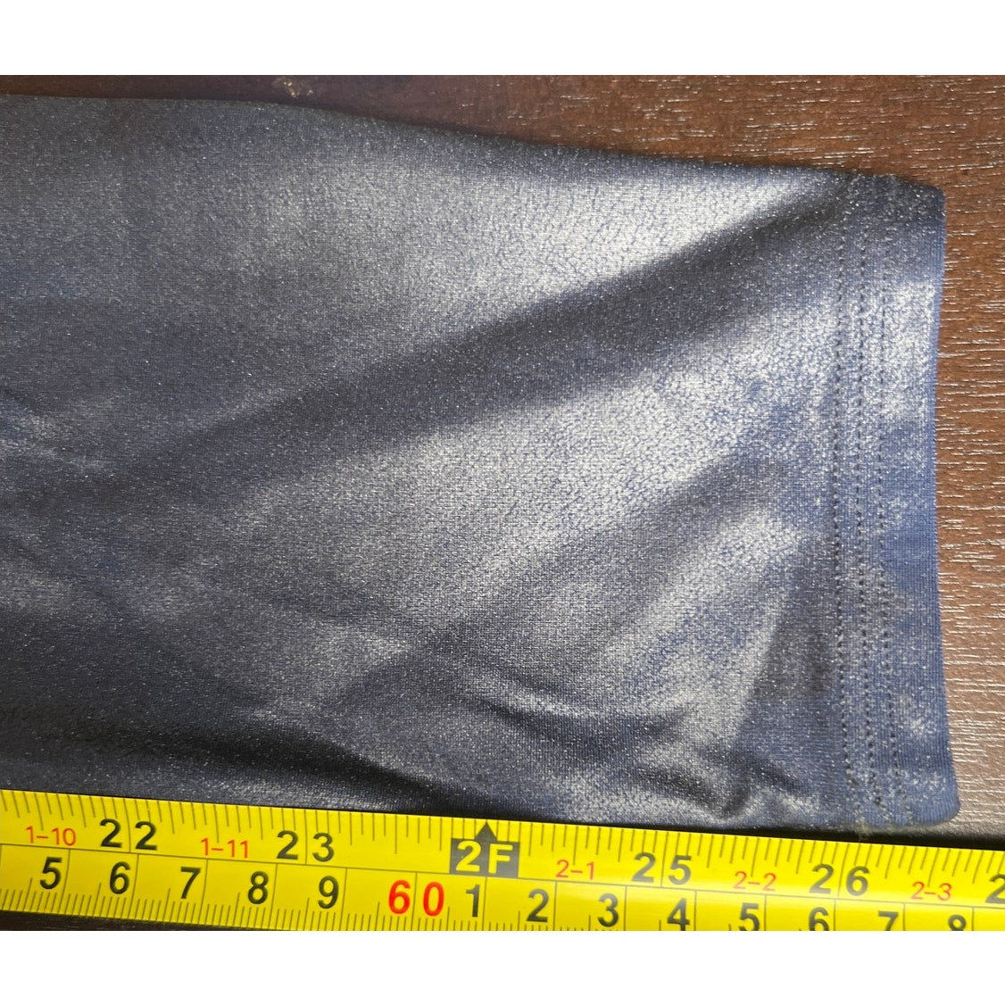 Spanx Large Black Shimmer Metallic Faux Leather Leggings