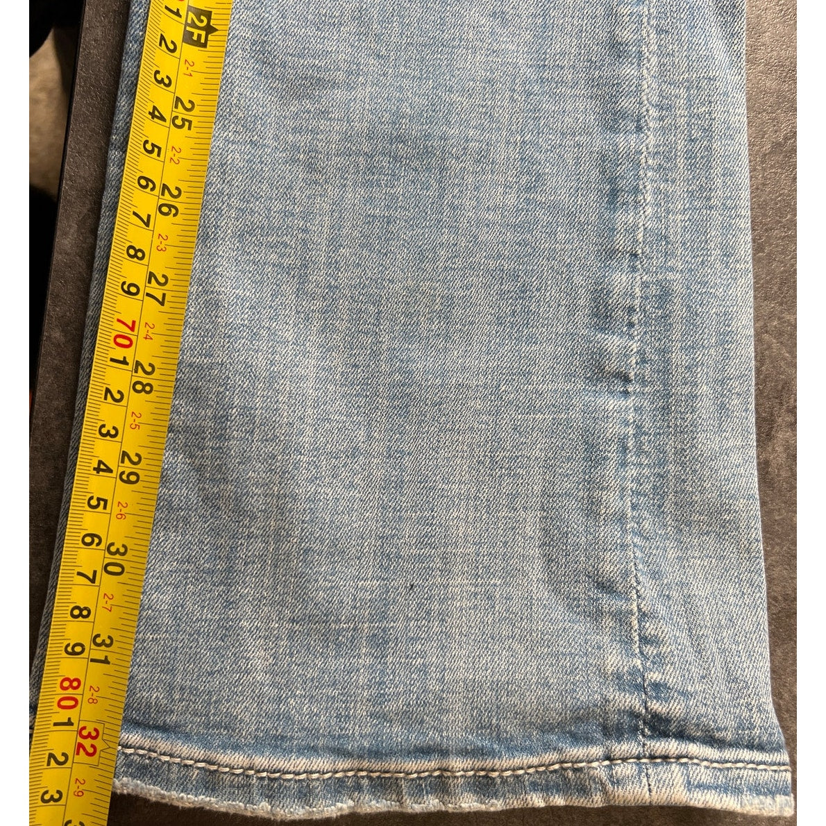 Y2K Miss Me Signature Boot Faded Embroidered Jeans Size 28