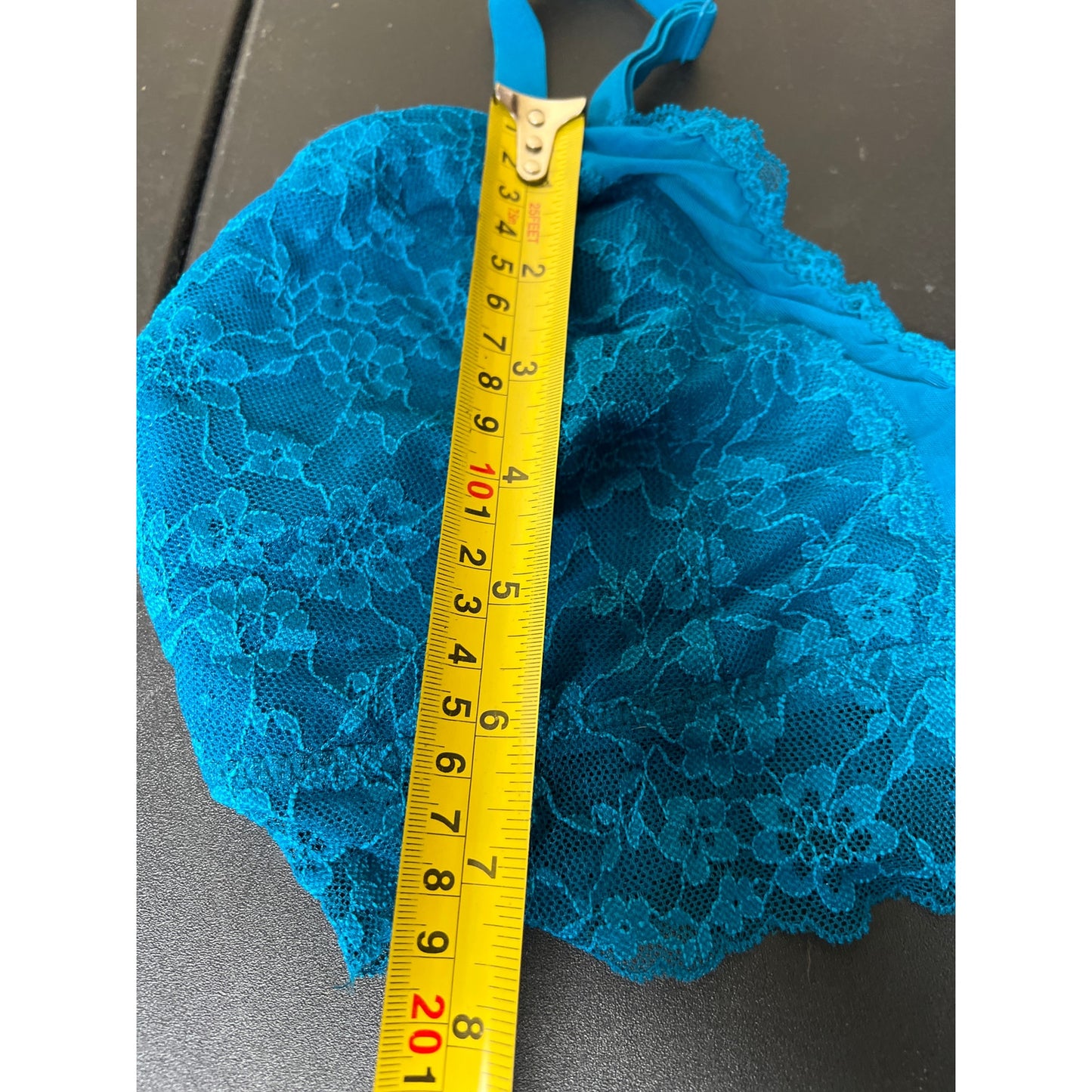 Victoria Secret Size Curvy Medium Blue Lace Bralette