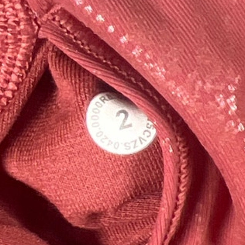 Lululemon Wunder Under Shine Pink Print Size 2