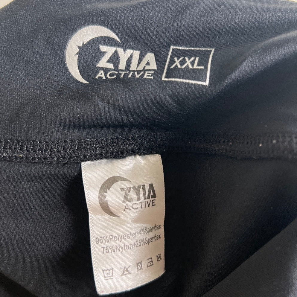 Zyia Active Shorts Women’s XXL Black Casual Athletic Running Jogging Shorts