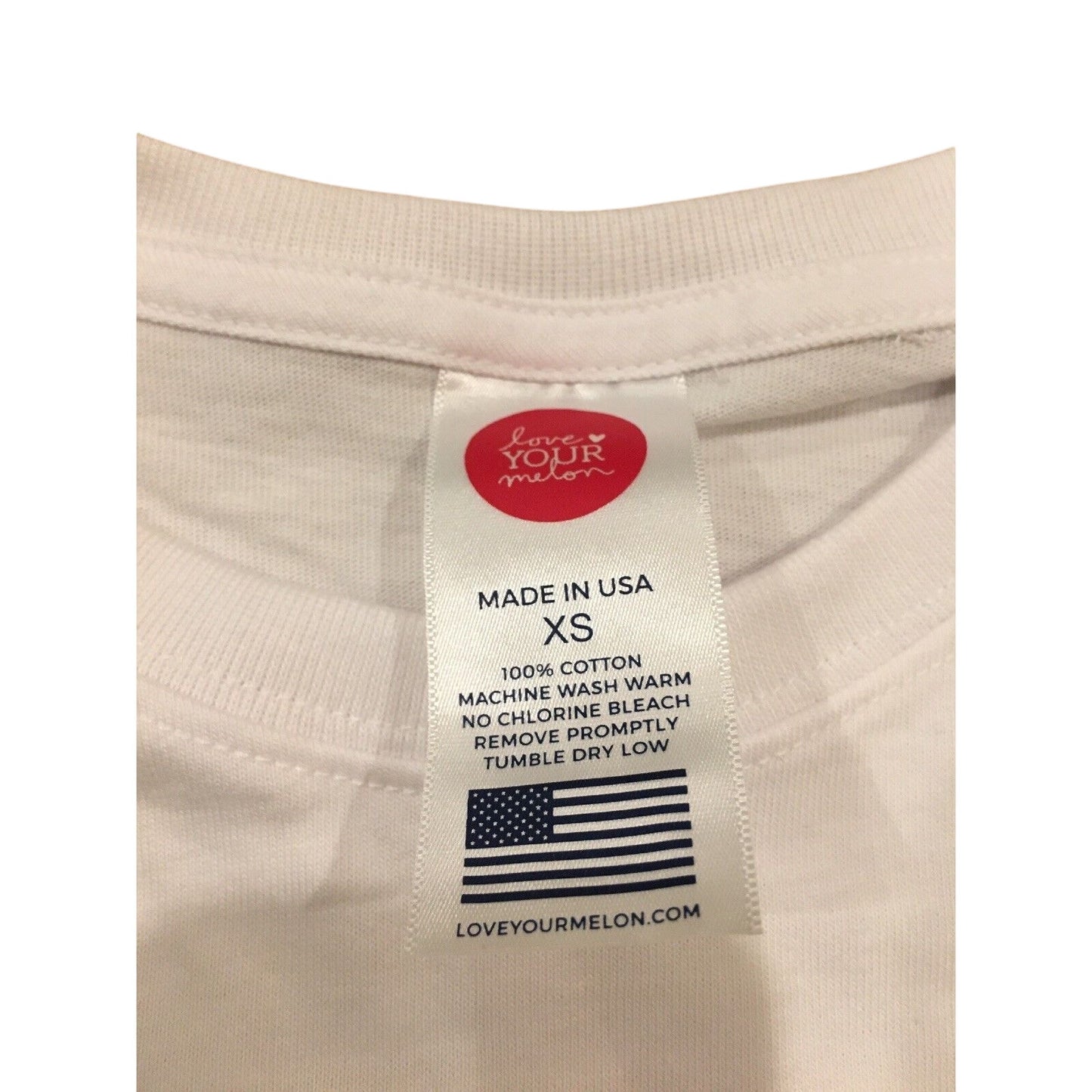 Love Your Melon Red Aztec Kids White Long Sleeve Heart Shirt Size X-Small XS