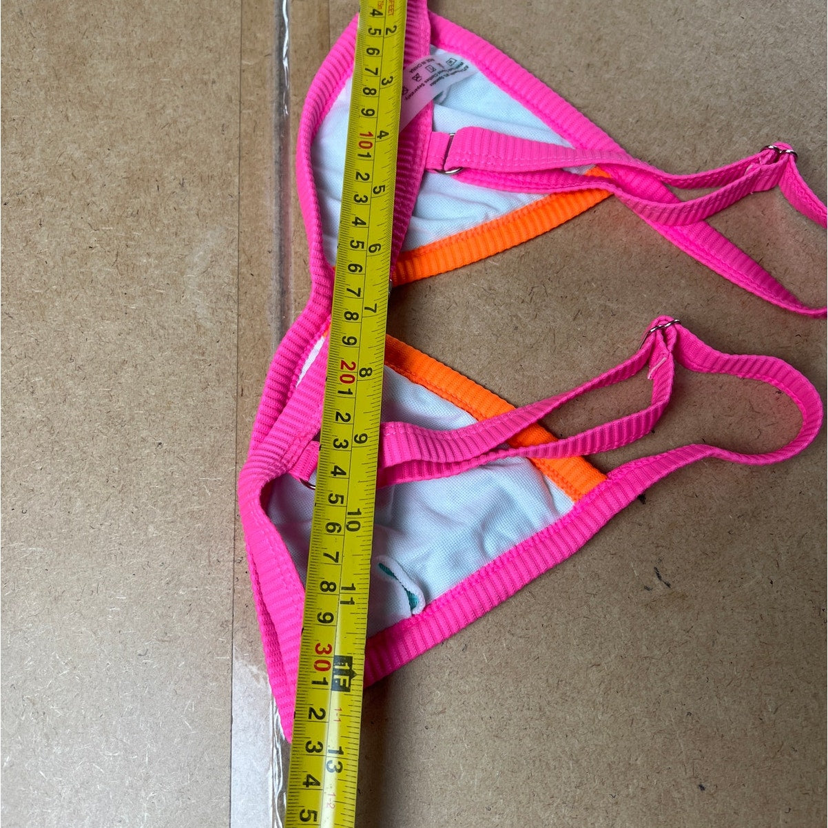 Shein Multi-Color Swim Top Size XS