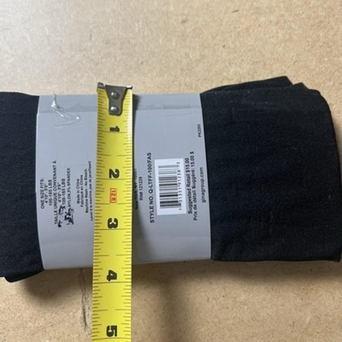 Mixed Brands Leggings Womens One Size Black Control Top Opaque Lot 6 Nylon