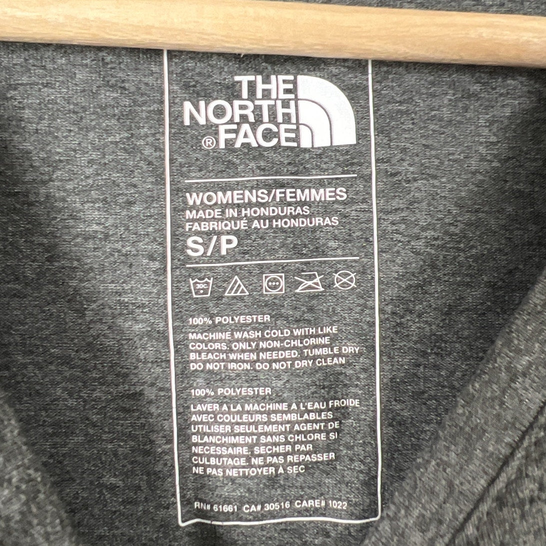The North Face Women's Small Grey 100% Polyester Short Sleeve Shirt