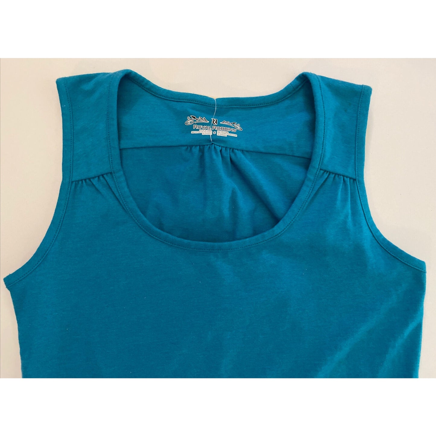 Royal Robbins Womens Essential Tank Top UPF Protection Blue Crystal Aqua S - NWT