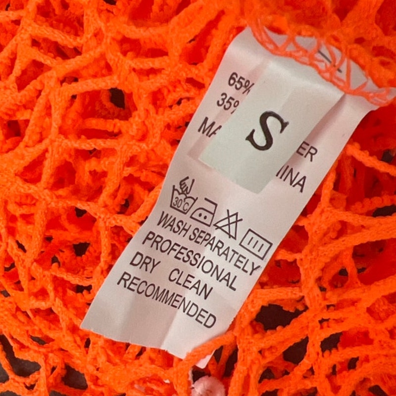 Unbranded Swim Floral Knit Orange Bottoms Size Small