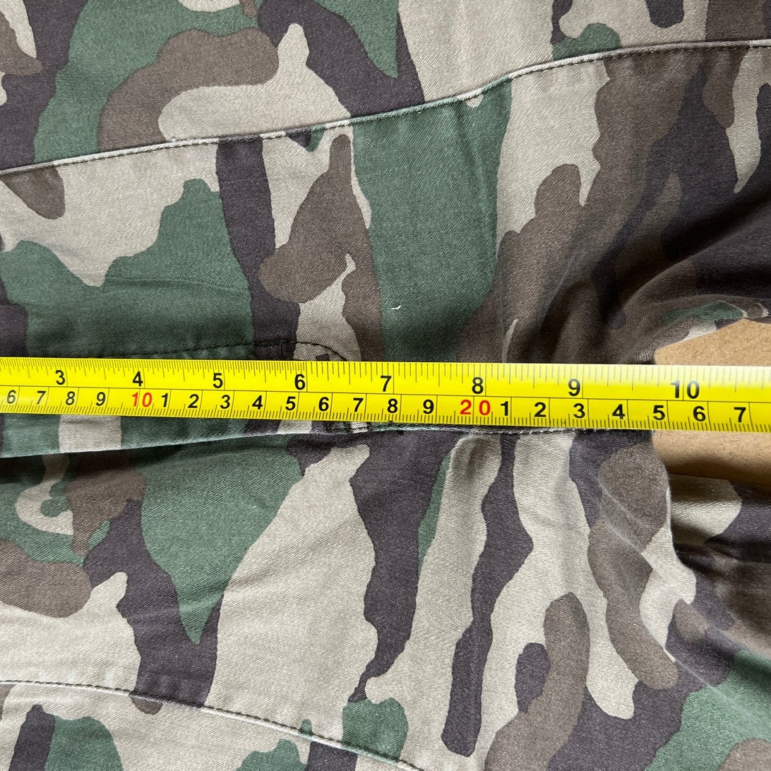 J.Crew Y2K Camouflage Cargo Pants Womens 29 Green Pockets Utility Gorpcore