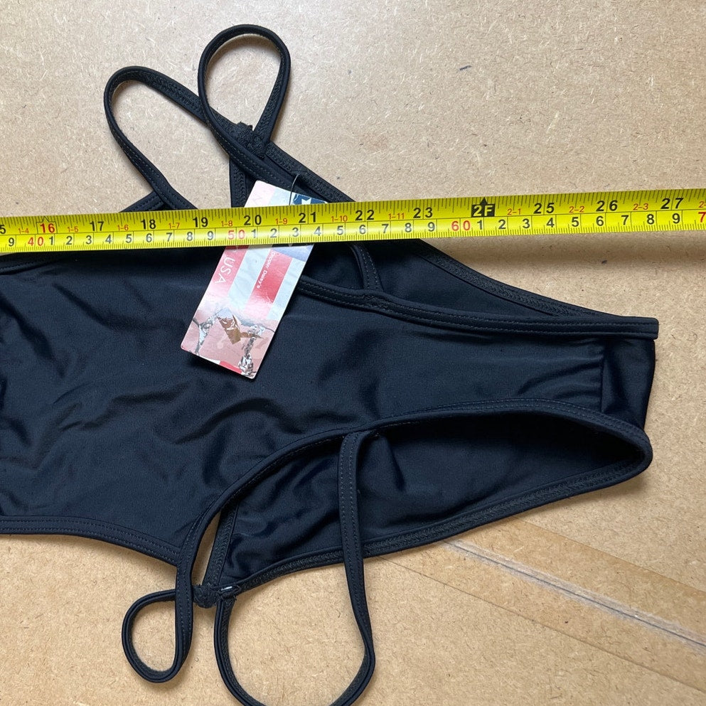 NWT Dippin Daisy’s One Piece Black Swimsuit Size Small