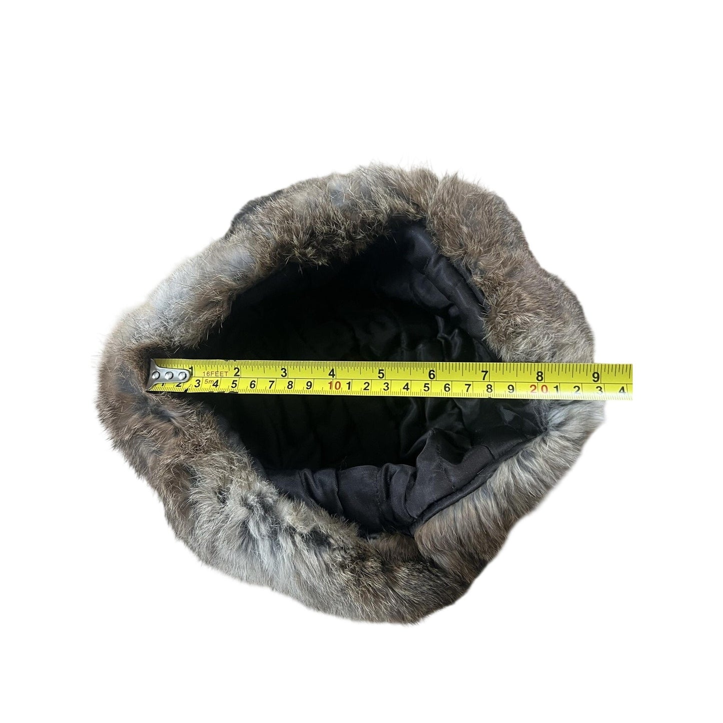 Trapper Hat Mens XL Brown Faux Fur Ear Flap Lined Insulated Adjustable Winter