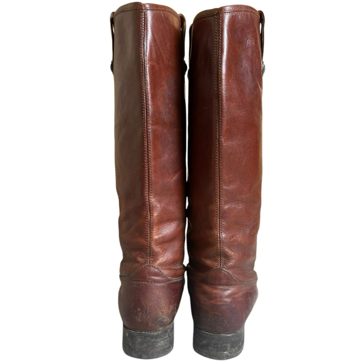 Frye Women Melissa Botton Redwood Riding Boots 6 1/2 Made In Mexico