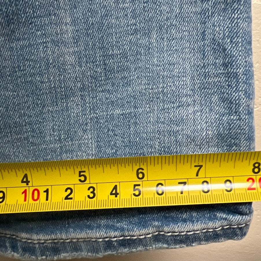 Y2K Miss Me Signature Boot Faded Embroidered Jeans Size 28