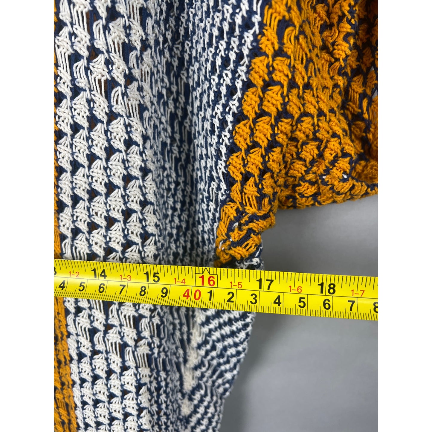 Sparrow Medium Duster Vest Multicolor Cardigan Woven Women’s