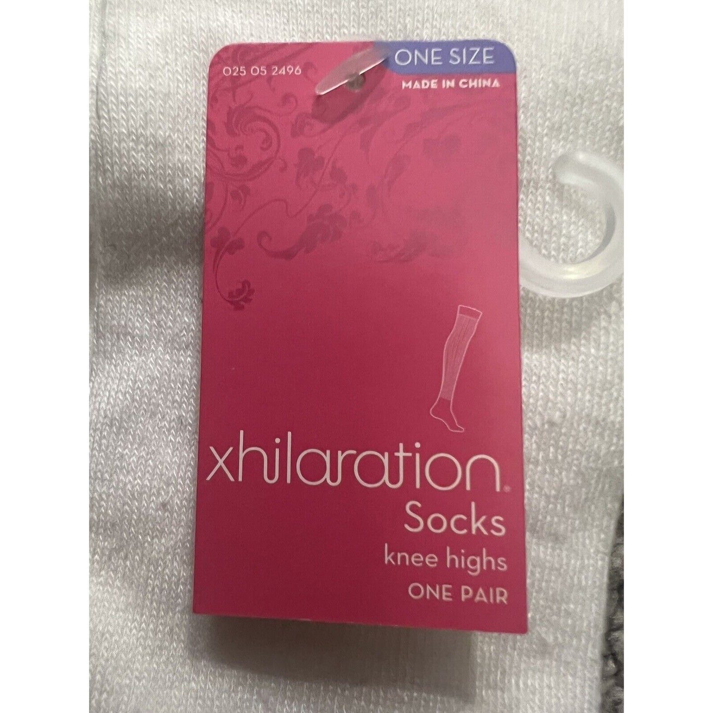 xhilaration Womens White Socks - 1 pair NWT