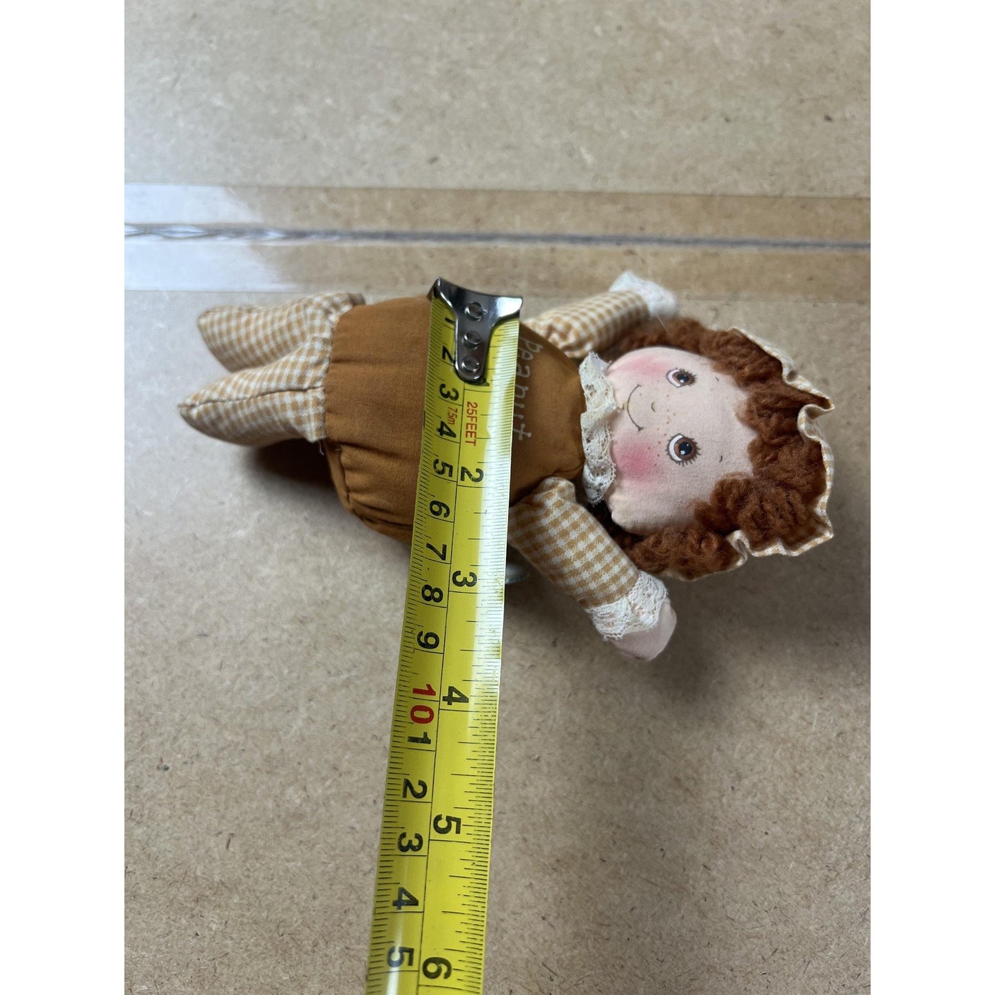 Morgan Peanut Butter & Jelly Plush Doll Pair Small Brown Purple Made In Taiwan