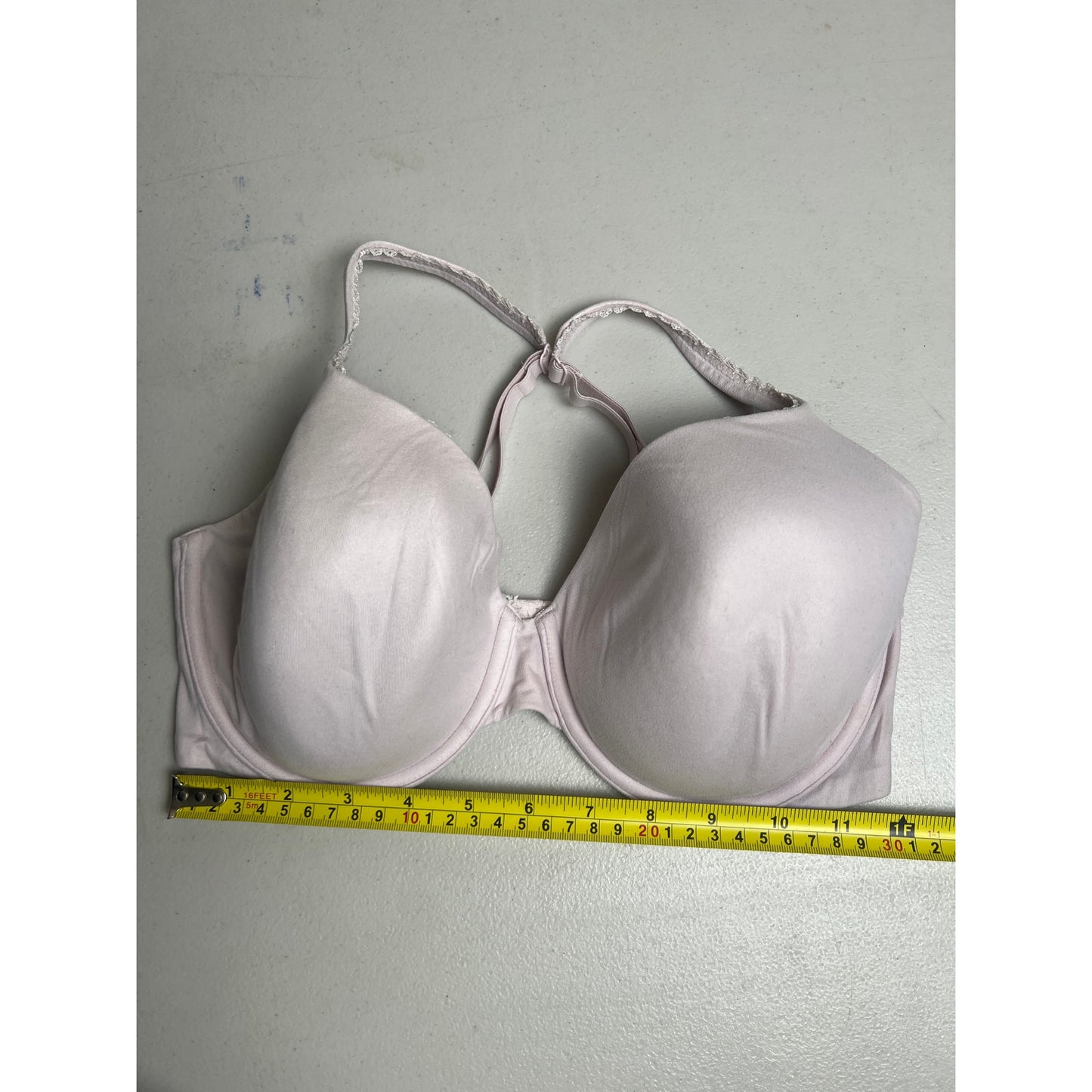 Victoria's Secret Lined Perfect Coverage 34DD White Everywhere Push Up Bra
