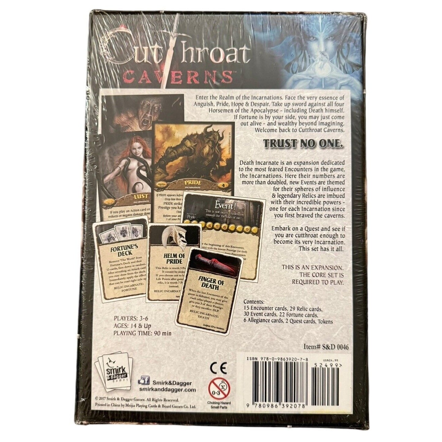Cutthroat Caverns Expansion 5: Death Incarnate 2017